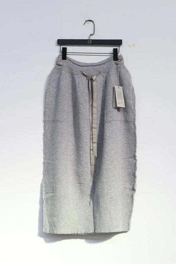 Daniel Andresen Knit Skirt Collection Handmade in Belgium DA-CARDINAL-HUI 1 Virgin wool Grey PDA7